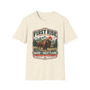 Guard the Great Plains Bison Tee | Wildlife Heritage Graphic Shirt in Natural