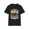 Guard the Great Plains Bison Tee | Wildlife Heritage Graphic Shirt in Black