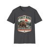 Keep the Wild Roaming Bear Tee | Wildlife Heritage Graphic Shirt in Dark Heather