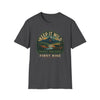 Keep It Wild Mountains T-Shirt | Outdoor Nature Conservation Graphic Tee in Dark Heather