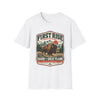 Guard the Great Plains Bison Tee | Wildlife Heritage Graphic Shirt in White