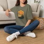 Sunset Mountain Forest T-Shirt