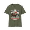 Keep the Wild Roaming Bear Tee | Wildlife Heritage Graphic Shirt in Military Green