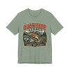 Cutthroat Legacy T-Shirt | Glacier National Park Trout Shirt | Vintage Fly Fishing Tee | Coldwater Tradition Angler Shirt in Sage