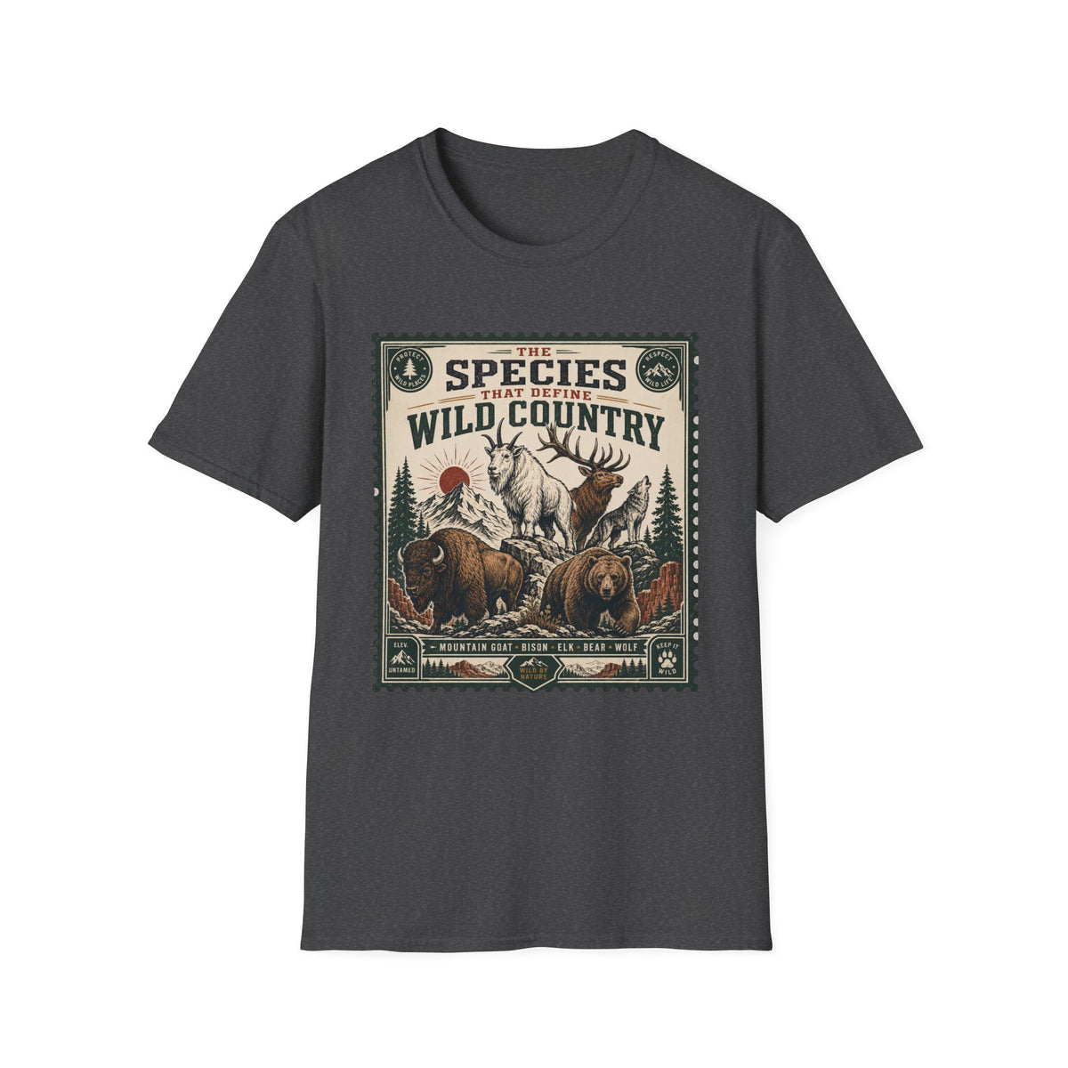 Wild Country Species Tee | Wildlife Heritage Graphic Shirt