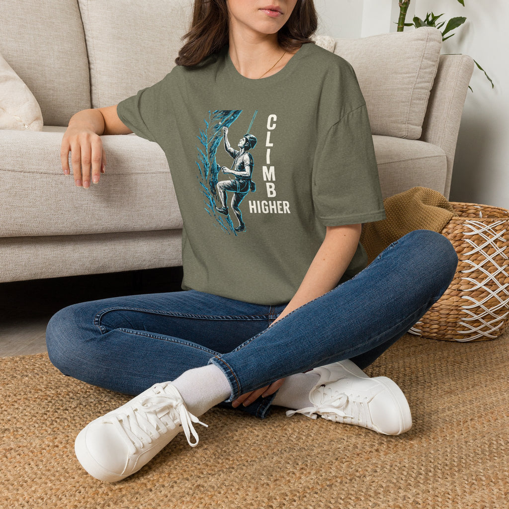 Climber Scaling Cliff T-Shirt