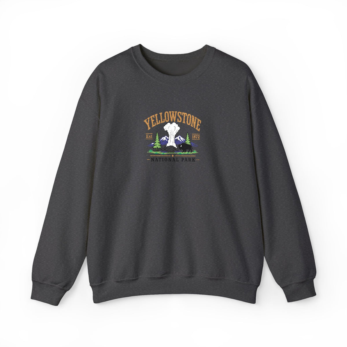 Yellowstone National Park Embroidered Sweatshirt | First Rise Outfitters