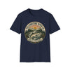 Yellowstone River Fishing Shirt | Vintage Trout Tee | First Rise Outfitters in Navy