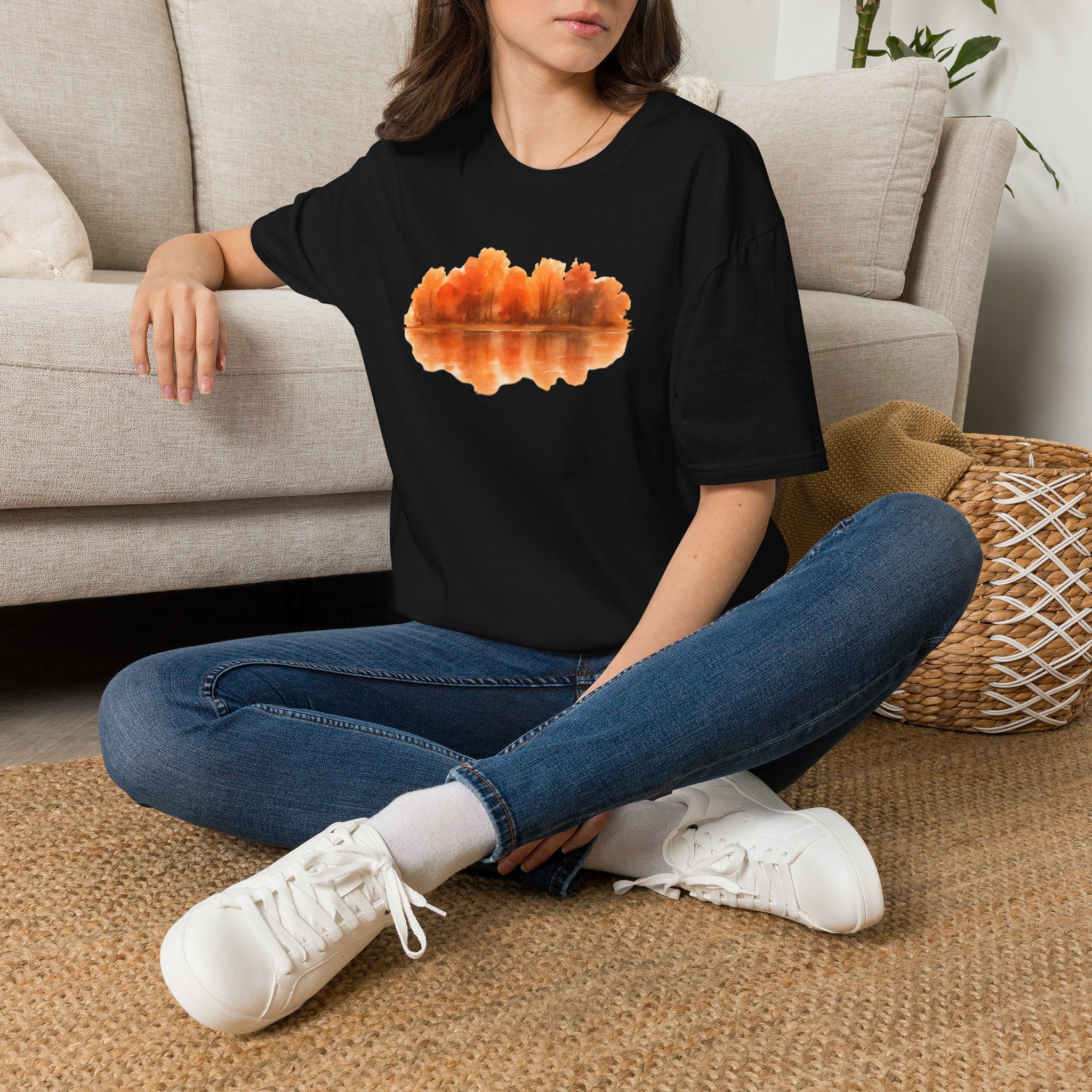 Autumn Lake Reflection T-Shirt