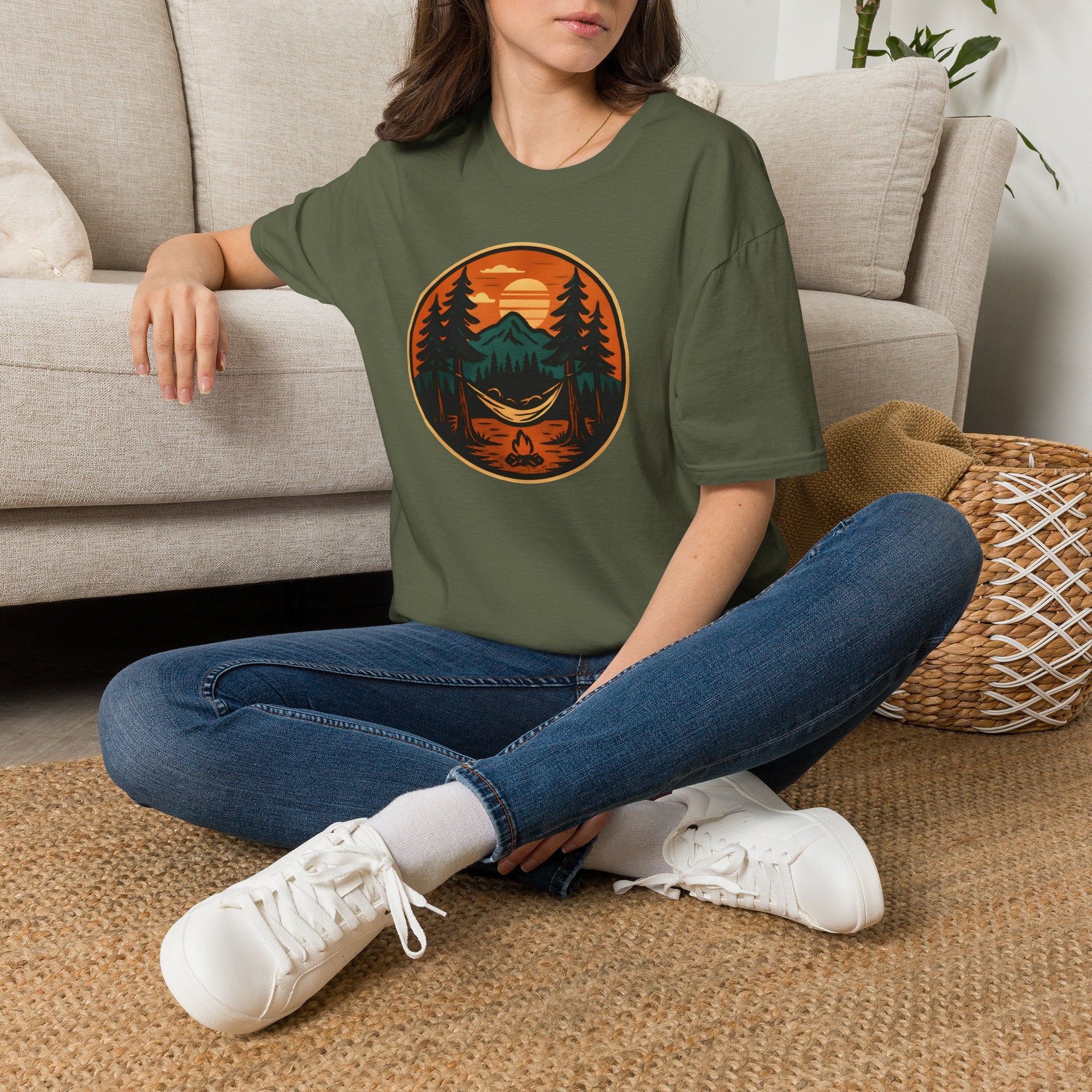 Sunset Hammock Camping T-Shirt
