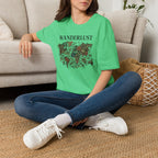 Lush Tropical Floral Scene T-Shirt
