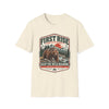 Keep the Wild Roaming Bear Tee | Wildlife Heritage Graphic Shirt in Natural