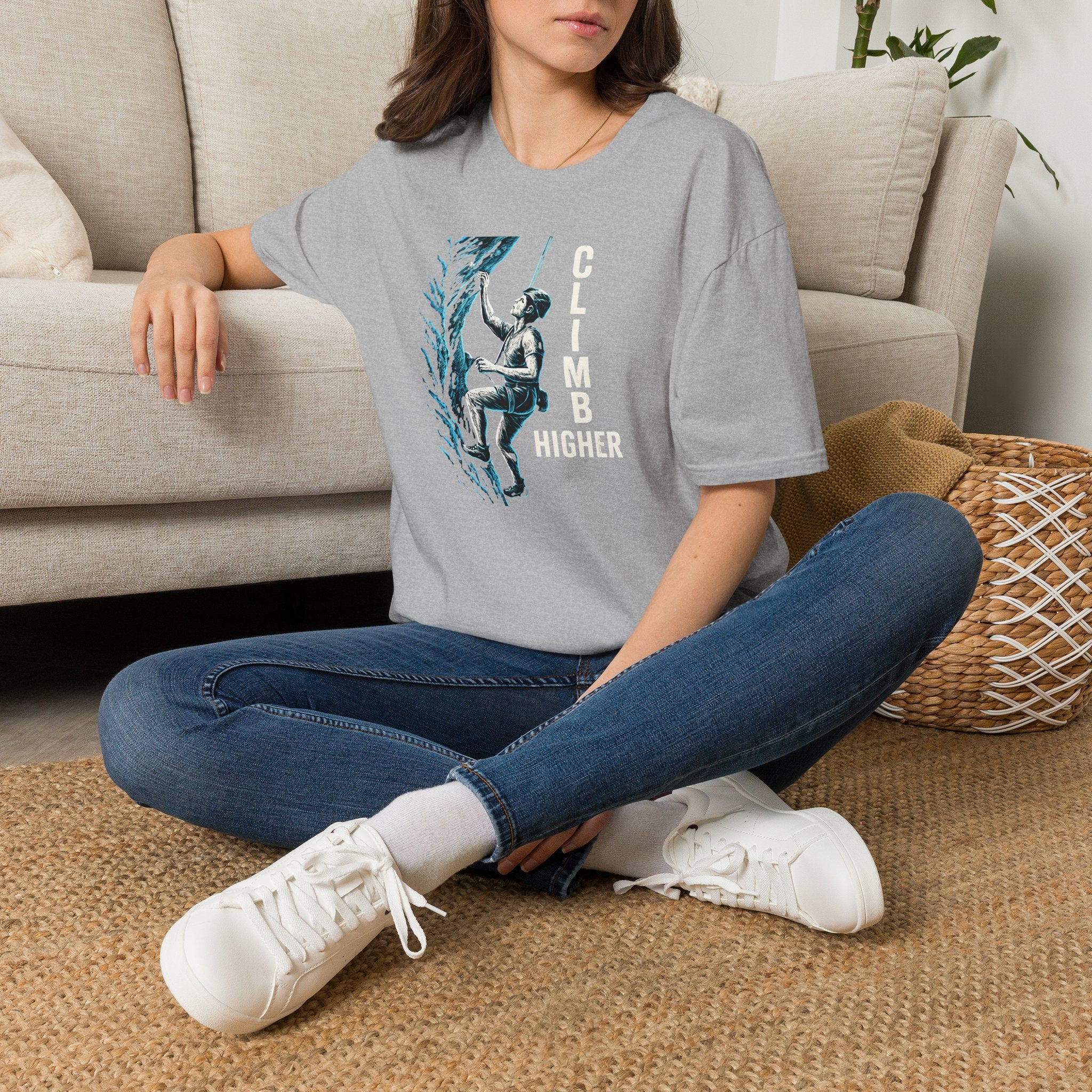 Climber Scaling Cliff T-Shirt