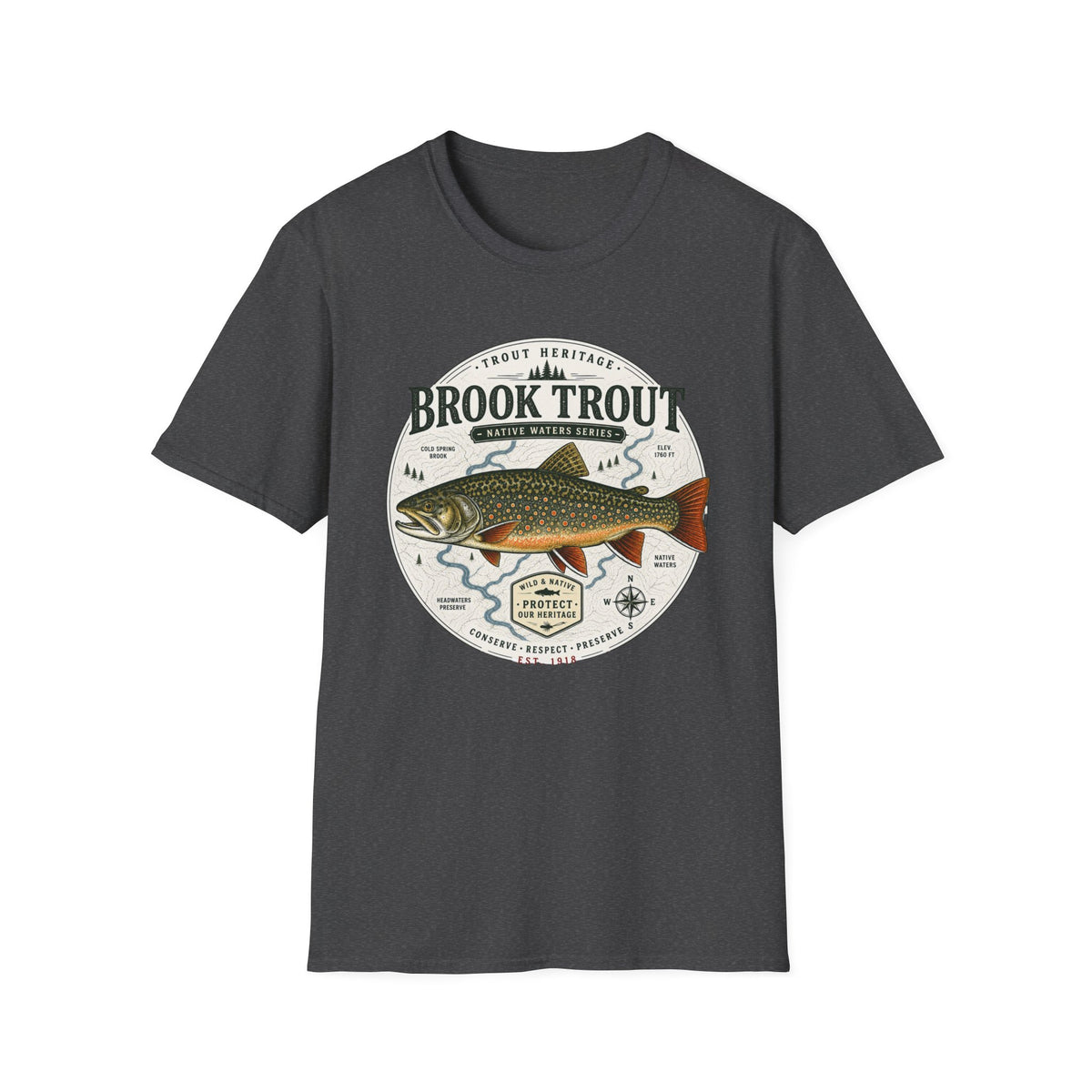Brook Trout Fishing T-Shirt | First Rise Outfitters