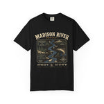 Madison River Montana T-Shirt | Vintage River Mileage Fly Fishing Tee — thumbnail 2