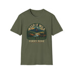 Keep It Wild Mountains T-Shirt | Outdoor Nature Conservation Graphic Tee