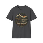 Gone Fishin’ Don’t Look For Me Shirt | Bigfoot Fishing Graphic Tee — thumbnail 1