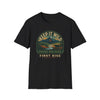 Keep It Wild Mountains T-Shirt | Outdoor Nature Conservation Graphic Tee in Black