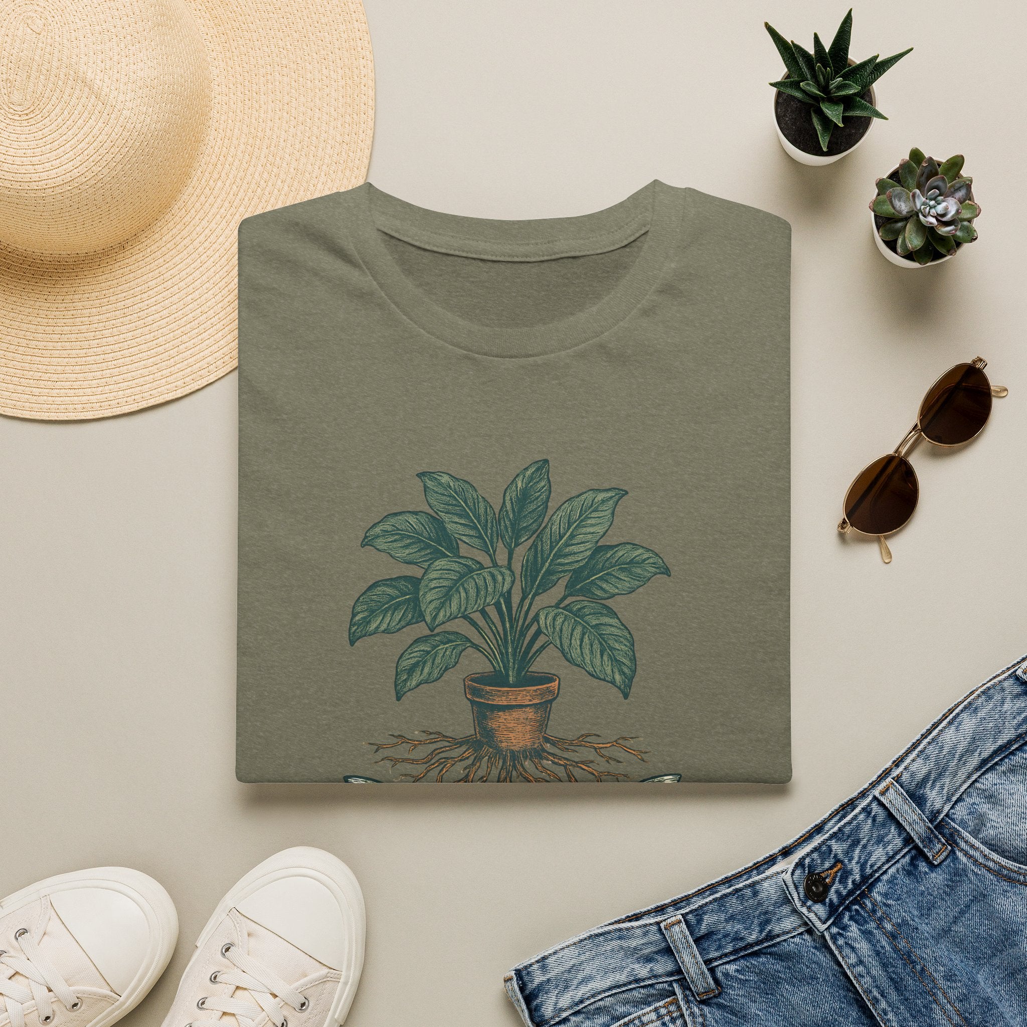 Plant with visible roots T-Shirt