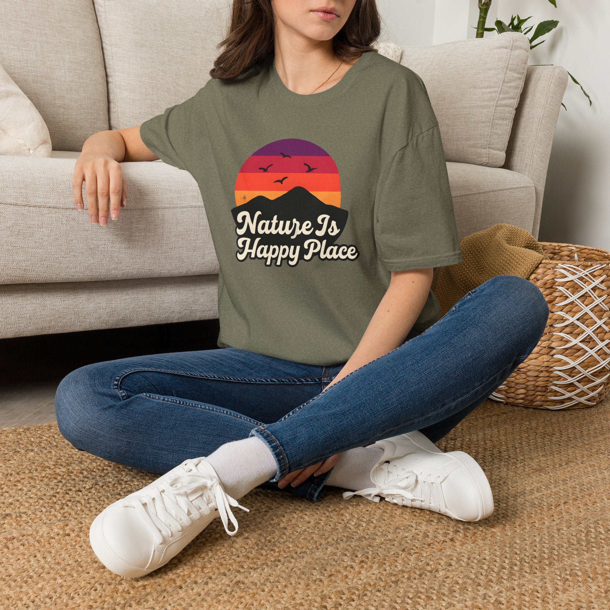 Sunset Over Mountains T-Shirt