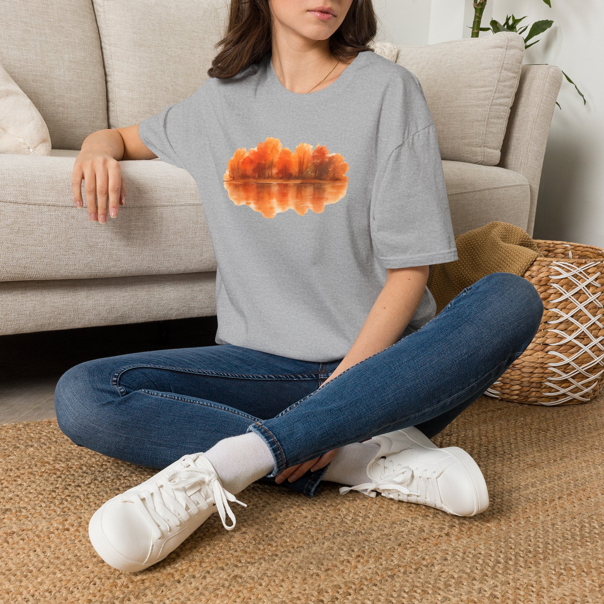 Autumn Lake Reflection T-Shirt