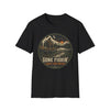 Gone Fishin’ Don’t Look For Me Shirt | Bigfoot Fishing Graphic Tee in Black