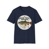 Brook Trout Fishing T-Shirt | First Rise Outfitters in Navy